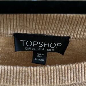Topshop Tan Sweater